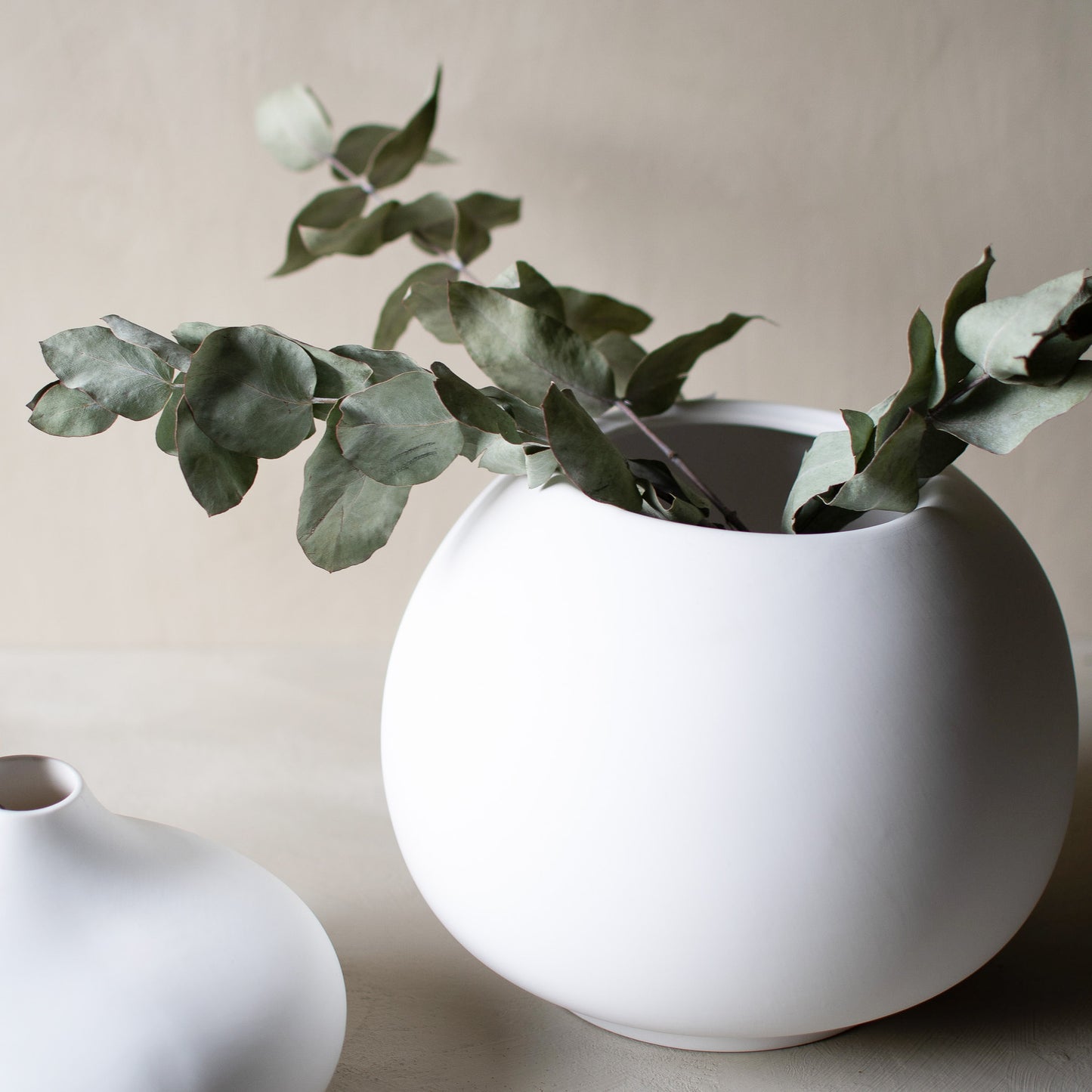 White Ceramic Vase