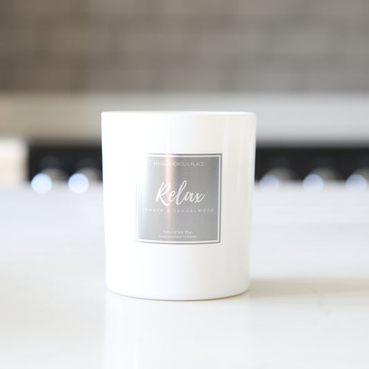 Amber & Sandalwood Signature Candle 30cl