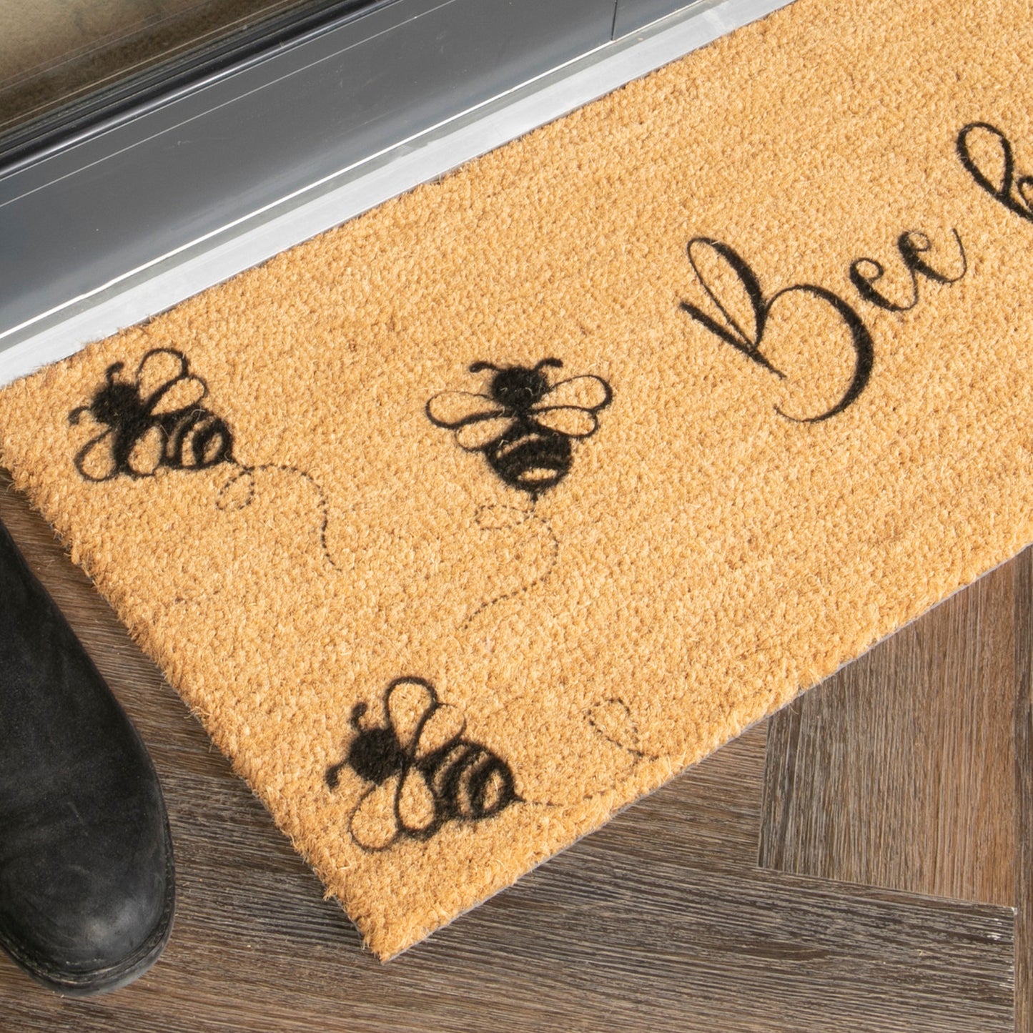 Bee Happy Double Doormat
