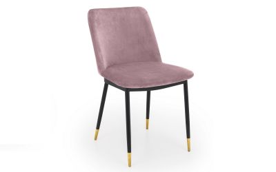 2 Pack Delaunay Dining Chair - Dusky Pink Velvet