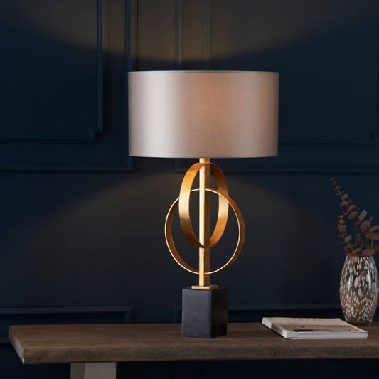 Cateline Table Lamp Gold/Mink