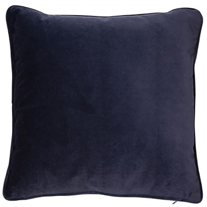 Navy Velvet Cushion 43x43cm